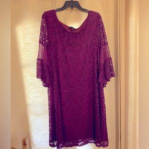Lane Bryant Women’s 22/24 Purple Dress